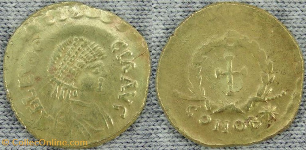 Tremissis Eudocie, faux moderne coin ancient b to roman republicain imperial tremissis eudocie faux moderne