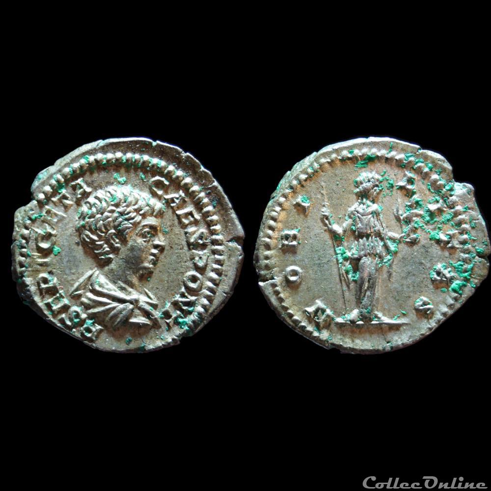 GETA Denier monnaie antique romaine geta denier