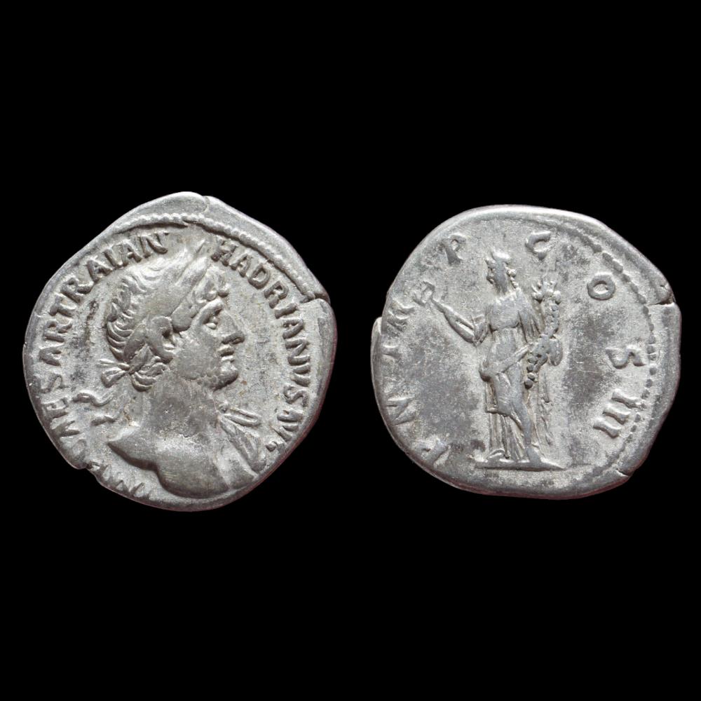 monnaie antique romaine hadrien denier