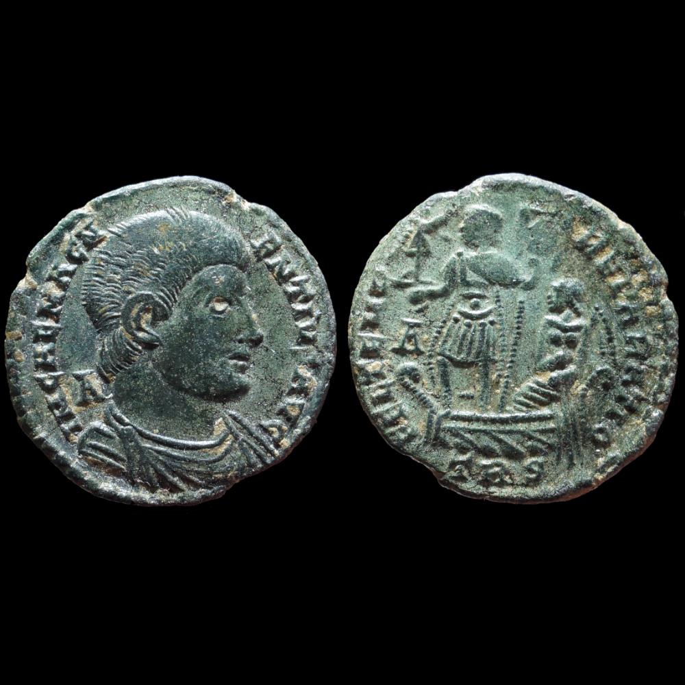 monnaie antique romaine magnence maiorina