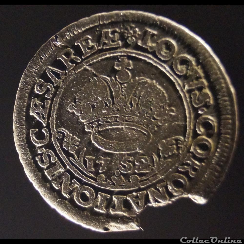 Aachen 8 marck 1752 monnaie monde allemagne aachen 8 marck 1752