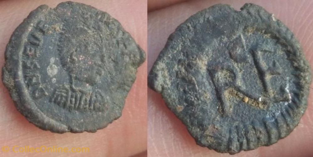 coin ancient c to roman republicain imperial ae4 libius severus faux moderne