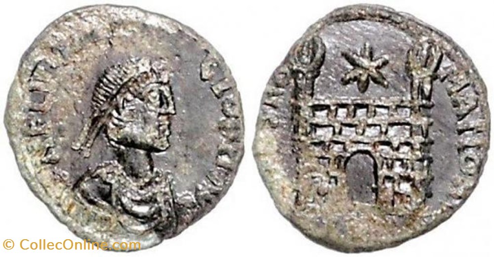 Ae4 Flavius Victor Faux moderne coin ancient b roman republicain imperial ae4 flavius victor faux moderne