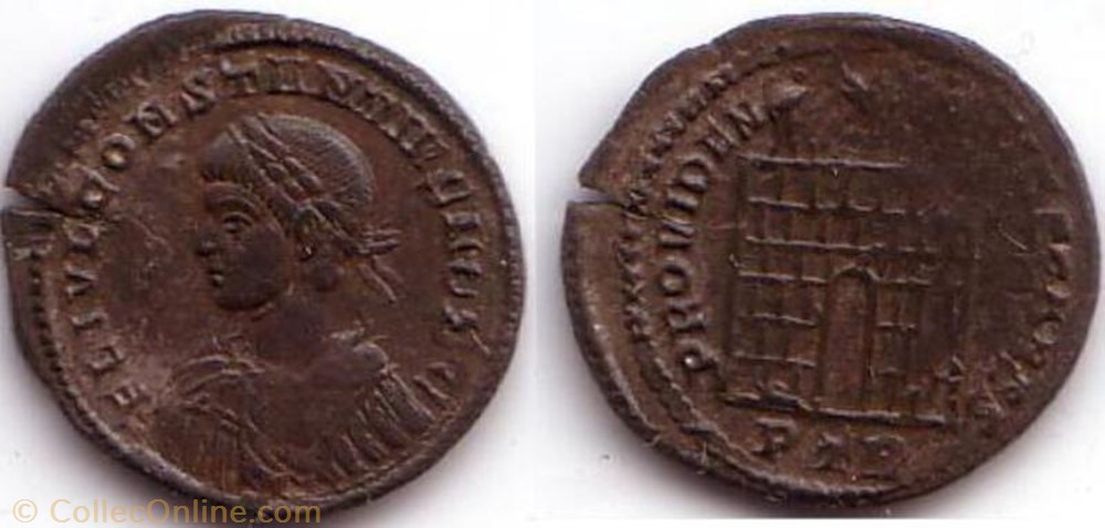 Ae3 Constance II monnaie antique av jc ap romaine ae3 constance ii