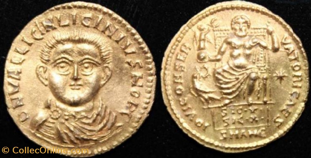 Aureus Licinius II FAUX MODERNE coin ancient b to roman republicain imperial aureus licinius ii faux moderne