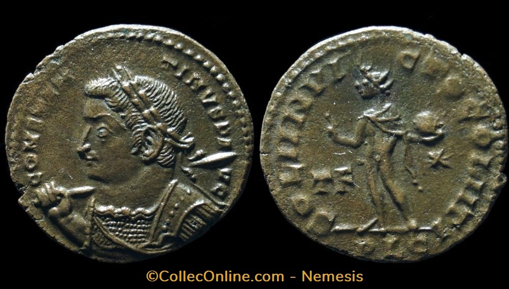 CONSTANTIN I Ae3 monnaies antiquite av jc ap romaines republicaines imperiales constantin i ae3