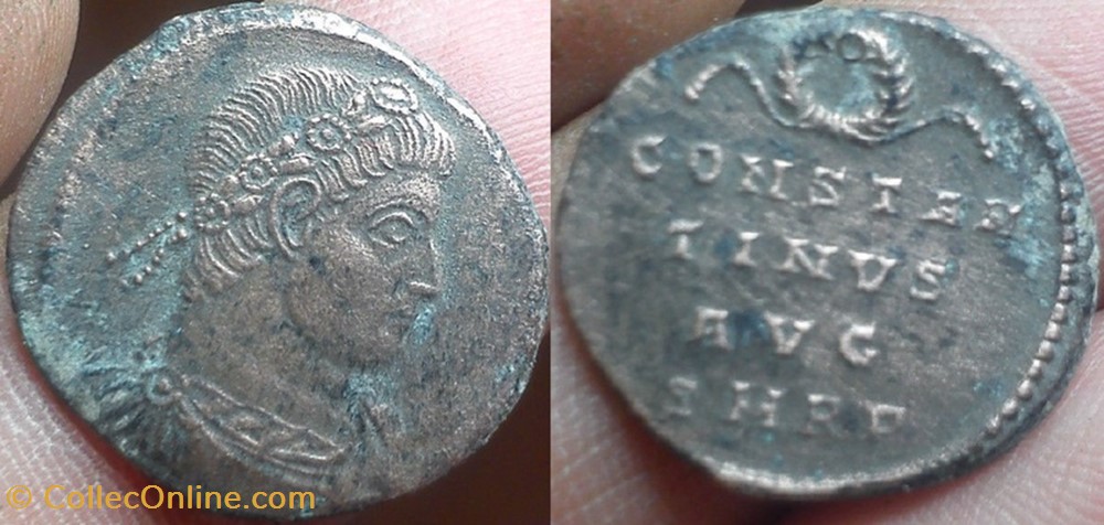 Ae3 Constantin Ier Faux moderne coin ancient b to roman republicain imperial ae3 constantin ier faux moderne