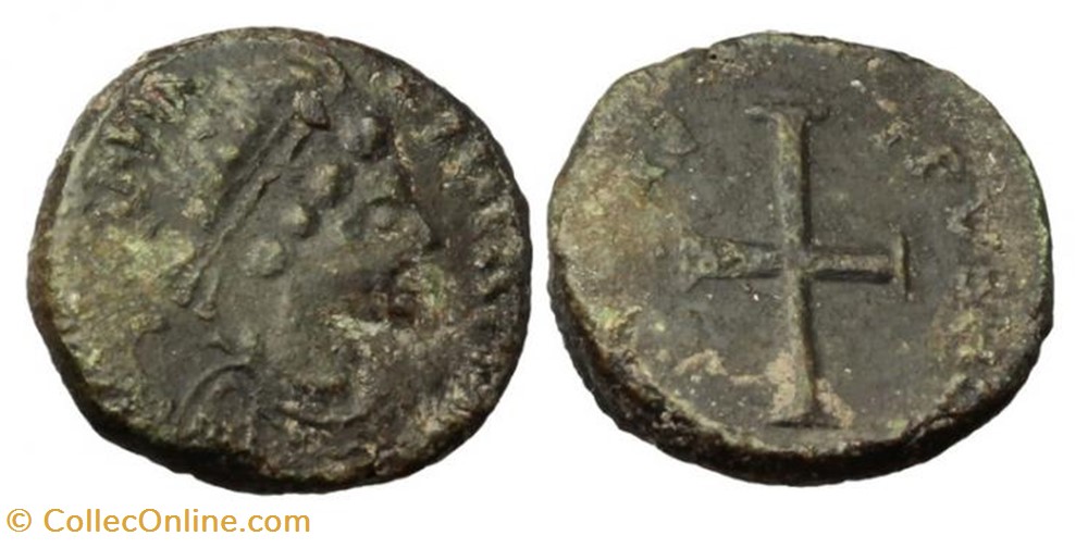 Ae4 Placidie Faux moderne coin ancient b to roman republicain imperial ae4 placidie faux moderne
