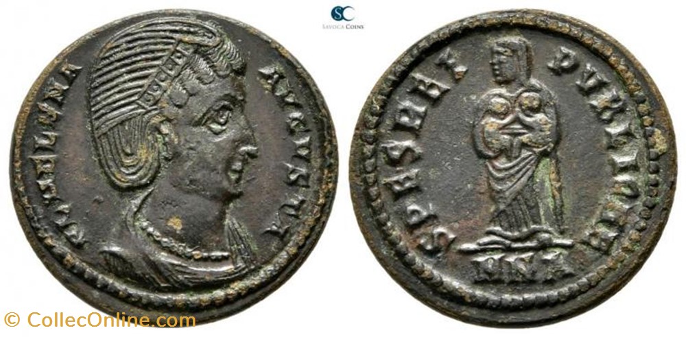 Ae3 Hélène Faux moderne coin ancient b c to roman republicain imperial ae3 helene faux moderne