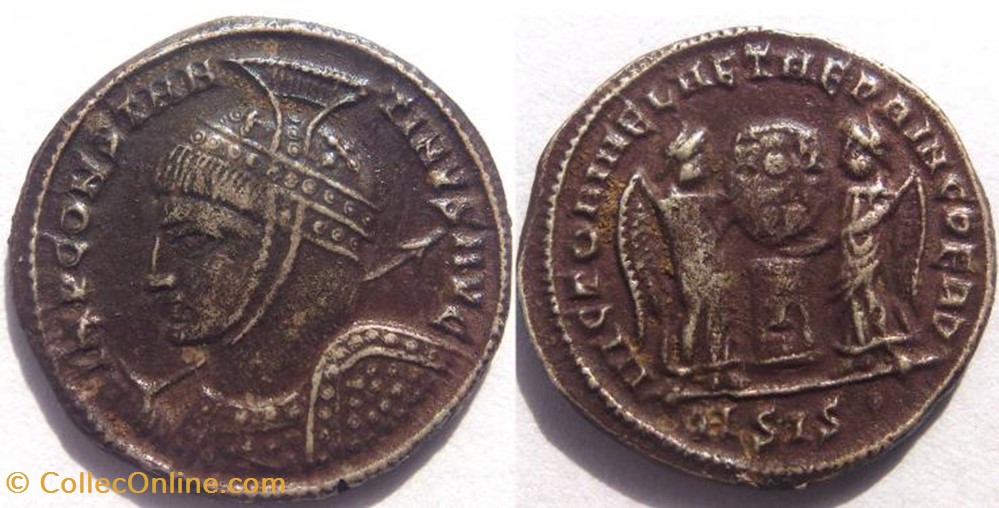 coin ancient b to roman republicain imperial ae3 constantin ier faux moderne