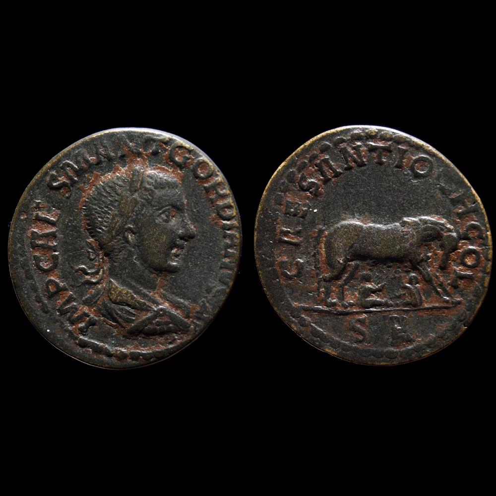 GORDIEN III Grand bronze monnaie antique romaine provinciale gordien iii grand bronze