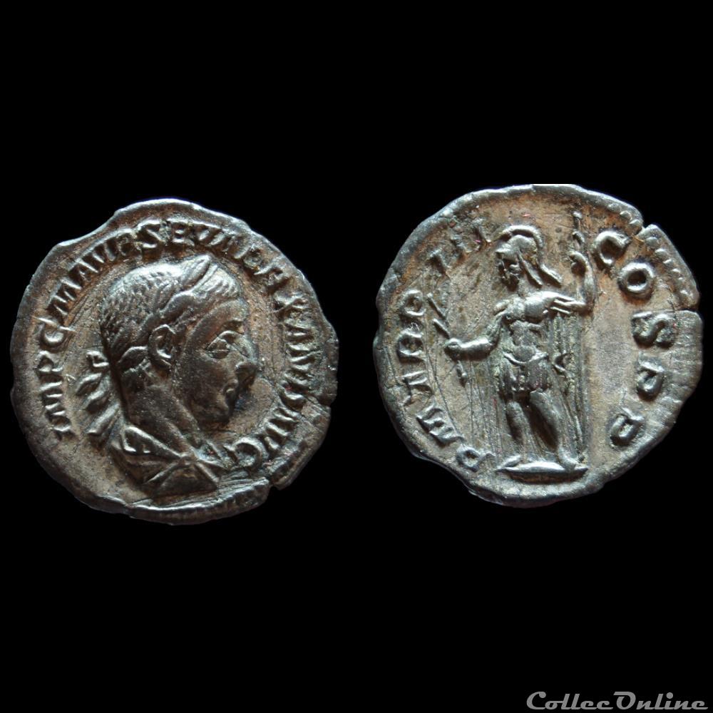 ALEXANDRE SÉVÈRE Denier monnaie antique romaine alexandre severe denier