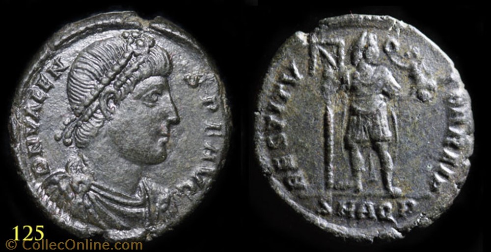Ae3 Valens coin ancient b c to roman ae3 valens