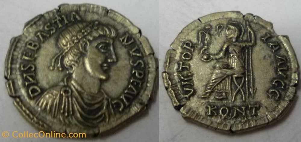 Silique Sébastien FAUX MODERNE coin ancient c to roman republicain imperial silique sebastien faux moderne