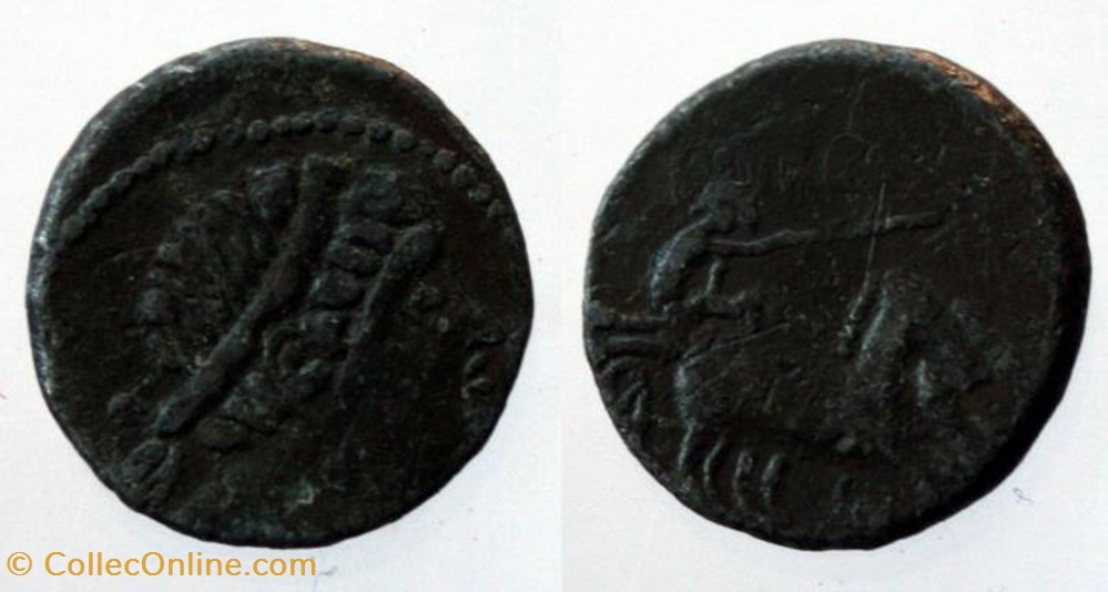 coin ancient b to roman republicain imperial ae4 constantin ier faux moderne