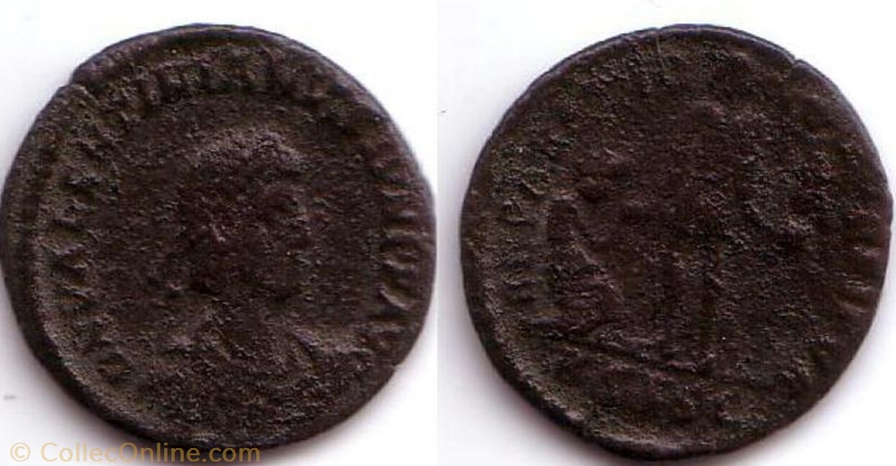 Ae2 Valentinien II monnaie antique av jc ap romaine ae2 valentinien ii