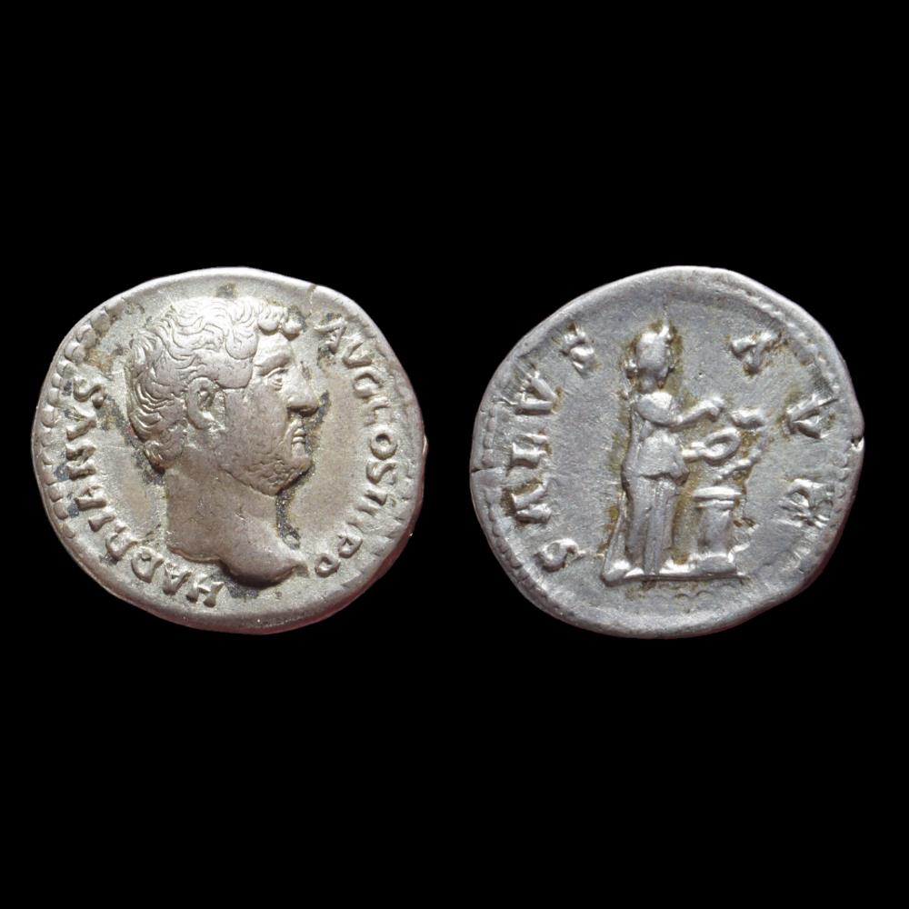 HADRIEN Denier monnaie antique romaine hadrien denier