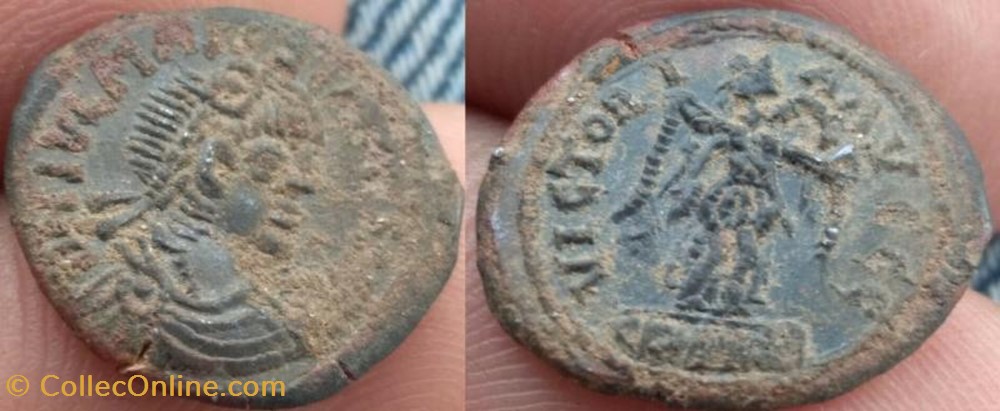 Ae4 Majorien FAUX MODERNE coin ancient b c to roman republicain imperial ae4 majorien faux moderne