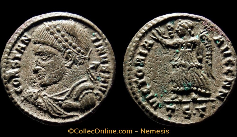 CONSTANTIN I Ae3 monnaies antiquite av jc ap romaines republicaines imperiales constantin i ae3