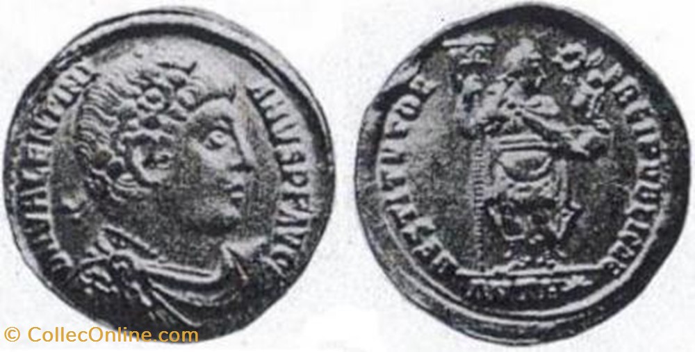 Solidus Valentinien Ier Faux moderne coin ancient b c to roman republicain imperial solidus valentinien ier faux moderne