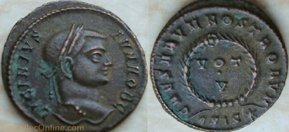 coin ancient b to roman ae3 licinius ii
