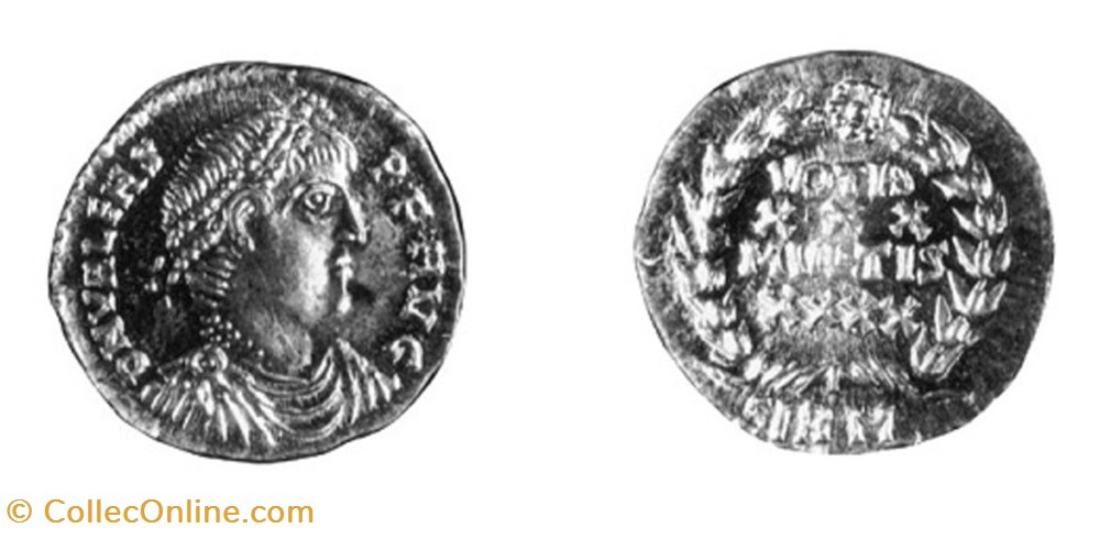 silique Valens faux moderne coin ancient b c to roman republicain imperial silique valens faux moderne