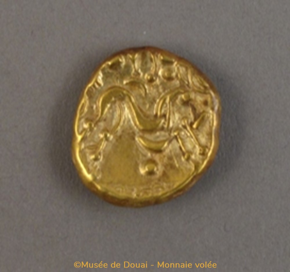 Dépôt Sin-Le-Noble - Statère - Monnaie volée monnaies antiquite av jc ap gauloises depot sin le noble statere monnaie volee