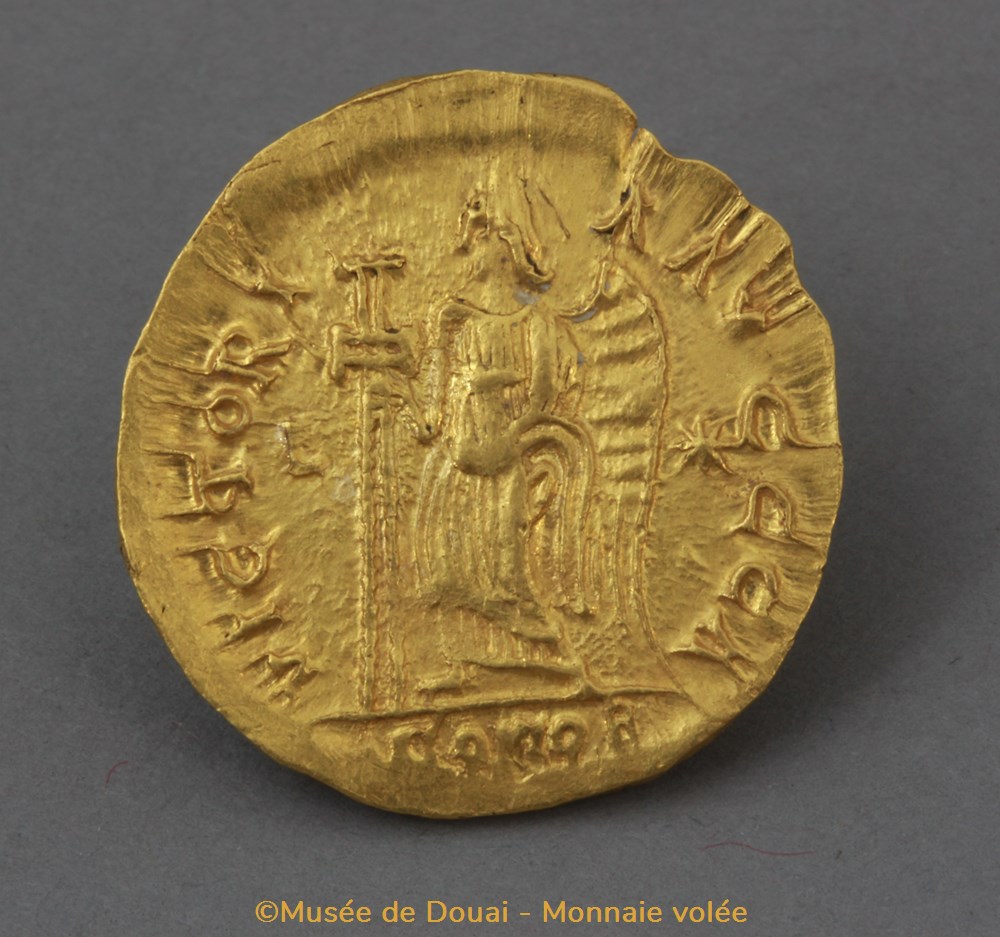 monnaies empire byzantin anastase maurice tibere solidus anastasius monnaie volee
