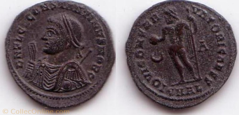 coin ancient b to roman ae3 constantin ii