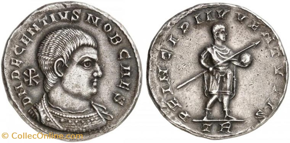 Miliarense Décence FAUX MODERNE coin ancient b to roman republicain imperial miliarense decence faux moderne