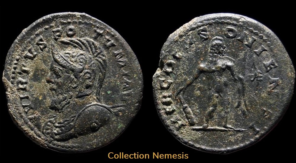 POSTUME Sesterce coins ancient to roman republic imperial postume sesterce