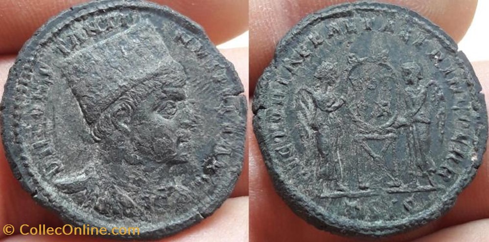 coin ancient b to roman republicain imperial medaillon constantin ier faux moderne