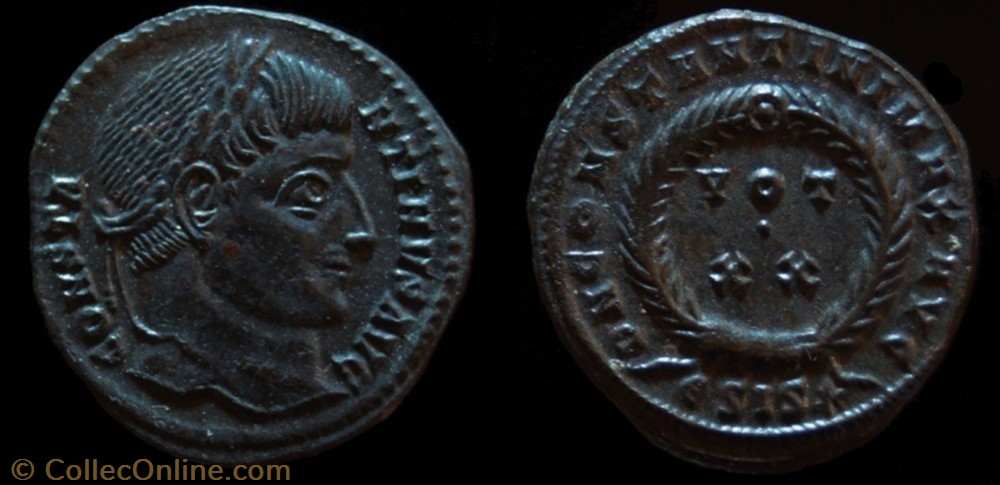 Ae3 Constantin Ier coin ancient b to roman ae3 constantin ier