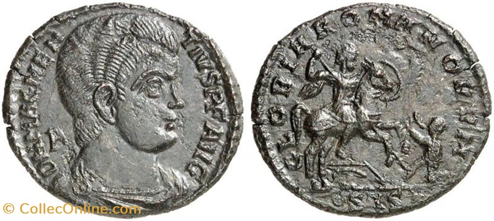 Maiorina Magnence Faux moderne coin ancient b to roman republicain imperial maiorina magnence faux moderne