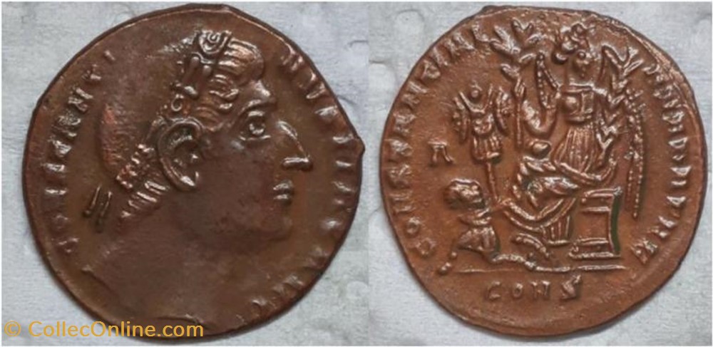 Ae3 Constantin Ier FAUX MODERNE coin ancient b to roman republicain imperial ae3 constantin ier faux moderne