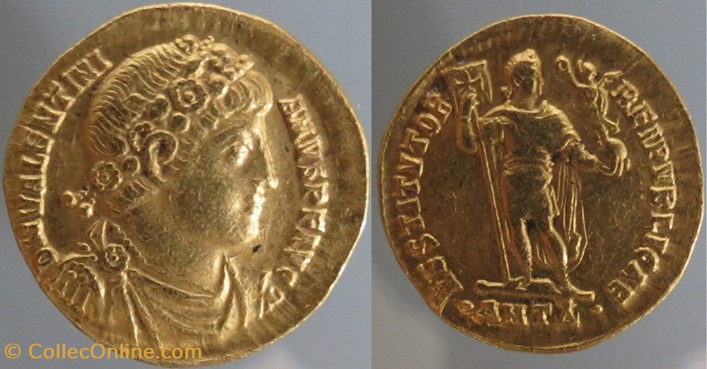 Solidus Valentinien Ier Faux moderne coin ancient b c to roman republicain imperial solidus valentinien ier faux moderne