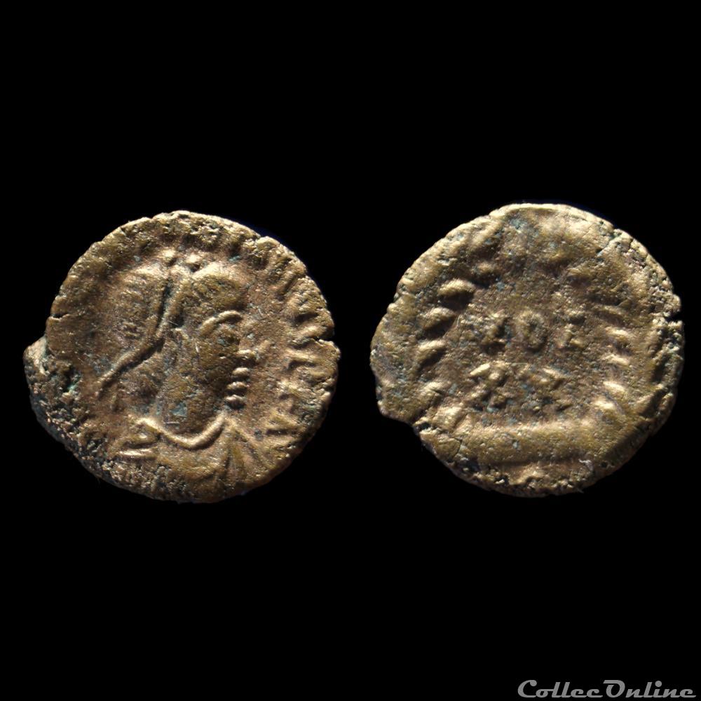 VALENTINIEN III Ae4 monnaie antique romaine valentinien iii ae4