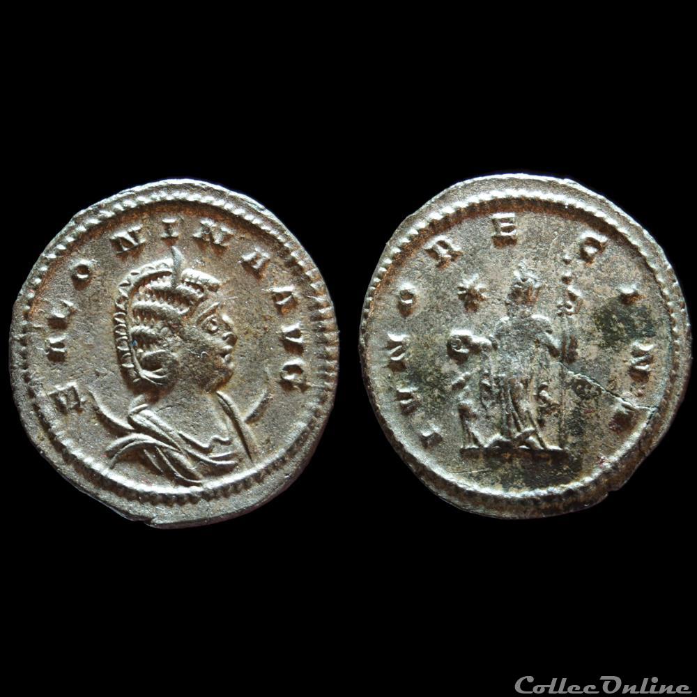 monnaie antique romaine salonine antoninien