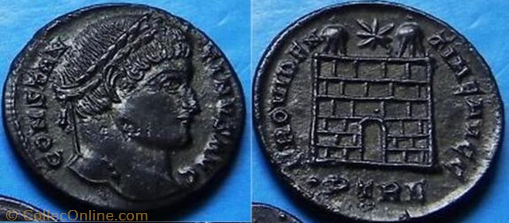 coin ancient b to roman ae3 constantin ier