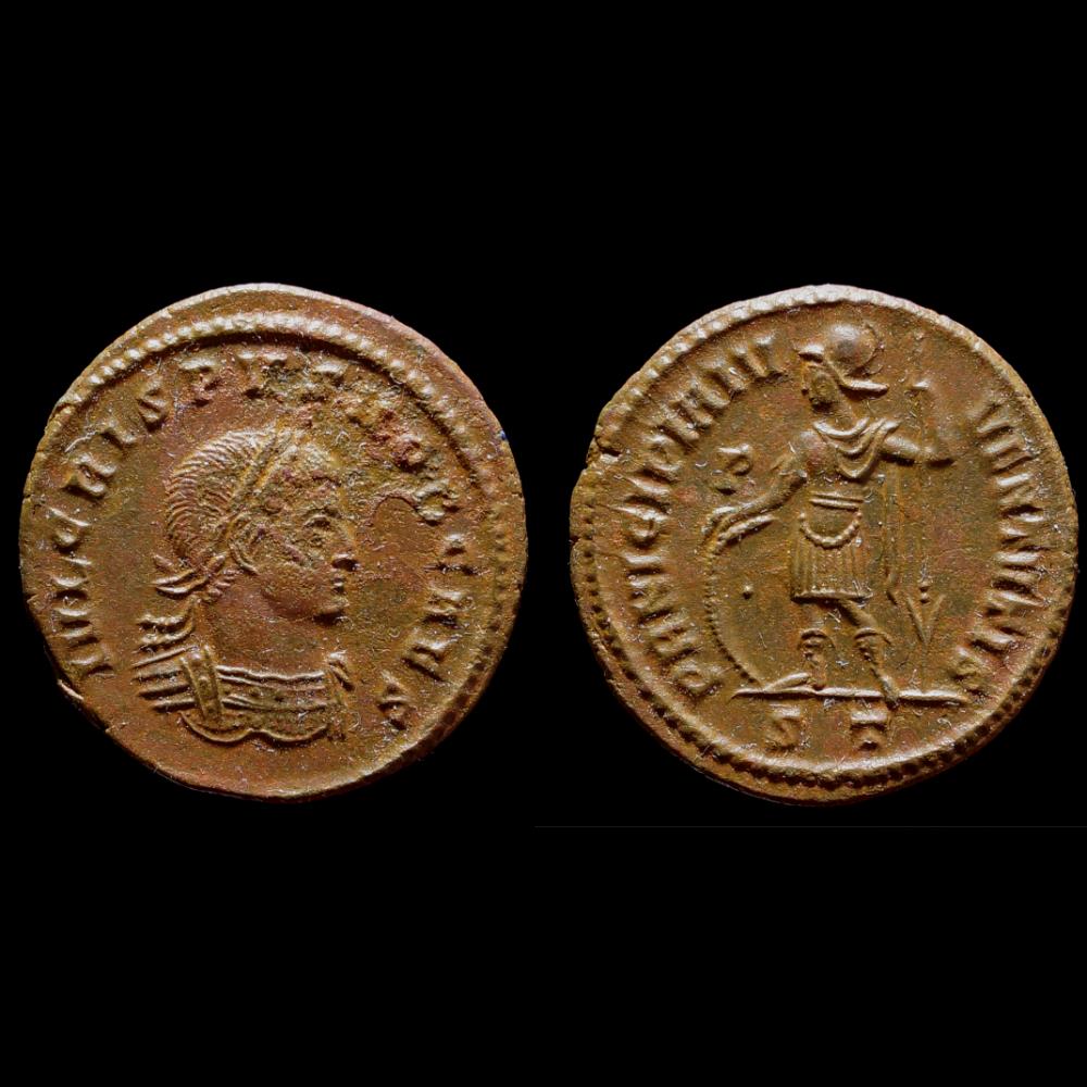 monnaie antique romaine crispus ae3 r4