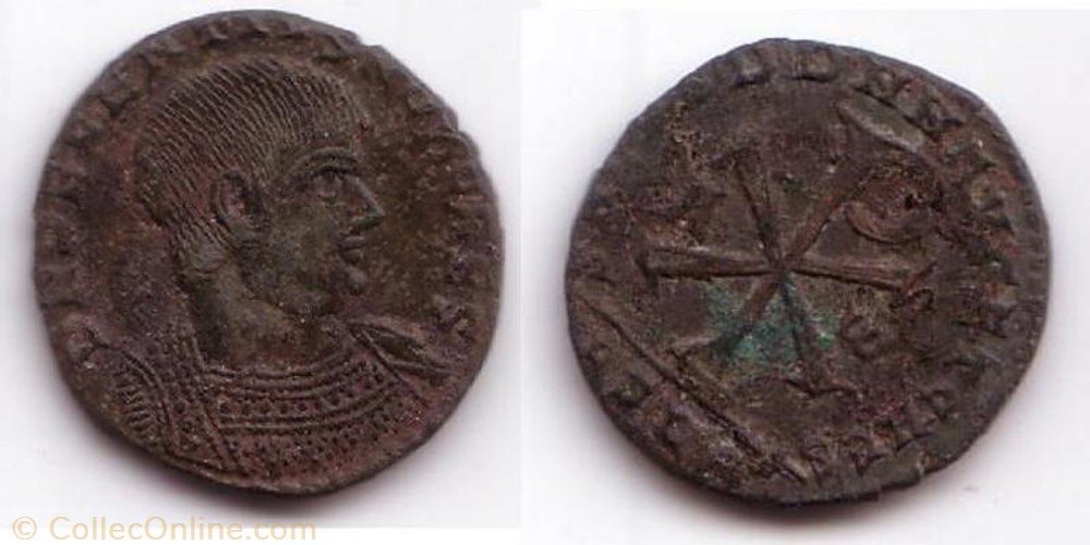 Double Maiorina Decence monnaie antique av jc ap romaine double maiorina decence