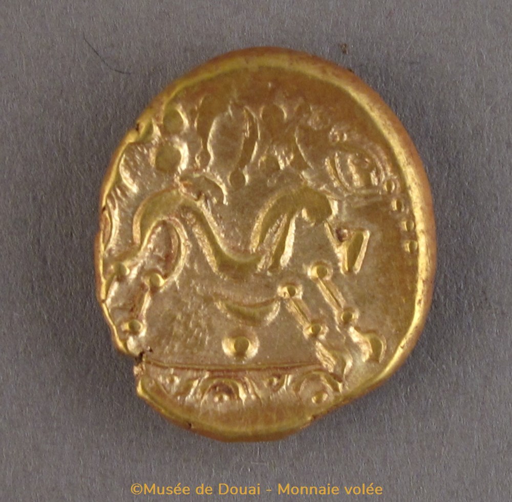 Dépôt Sin-Le-Noble - Statère - Monnaie volée monnaies antiquite av jc ap gauloises depot sin le noble statere monnaie volee