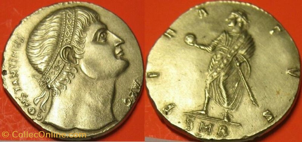 Multiple argent Constantin Ier FAUX MODERNE coin ancient b to roman republicain imperial multiple argent constantin ier faux moderne