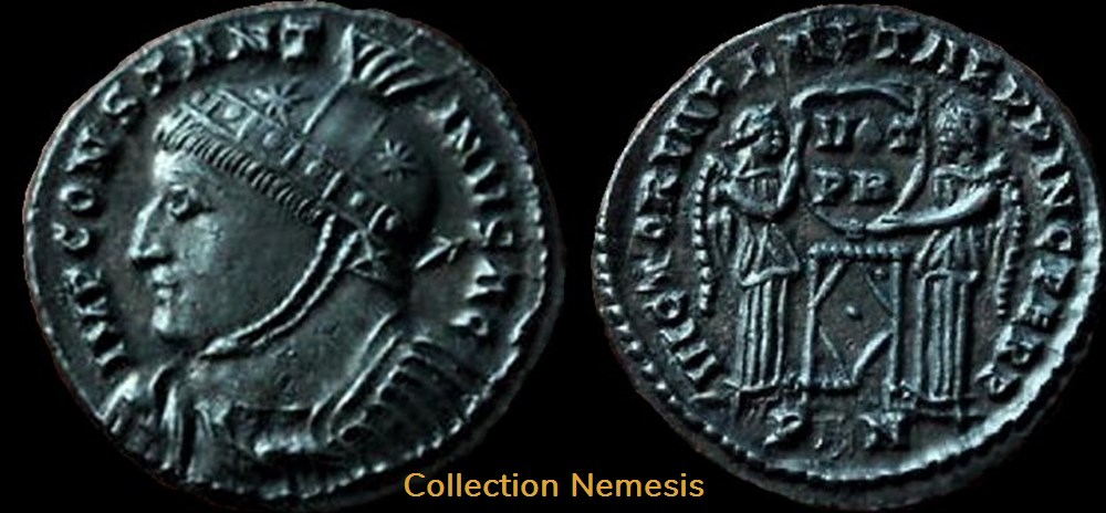 Ae3 Constantin Ier monnaie antique av jc ap romaine republicaine imperiale ae3 constantin ier