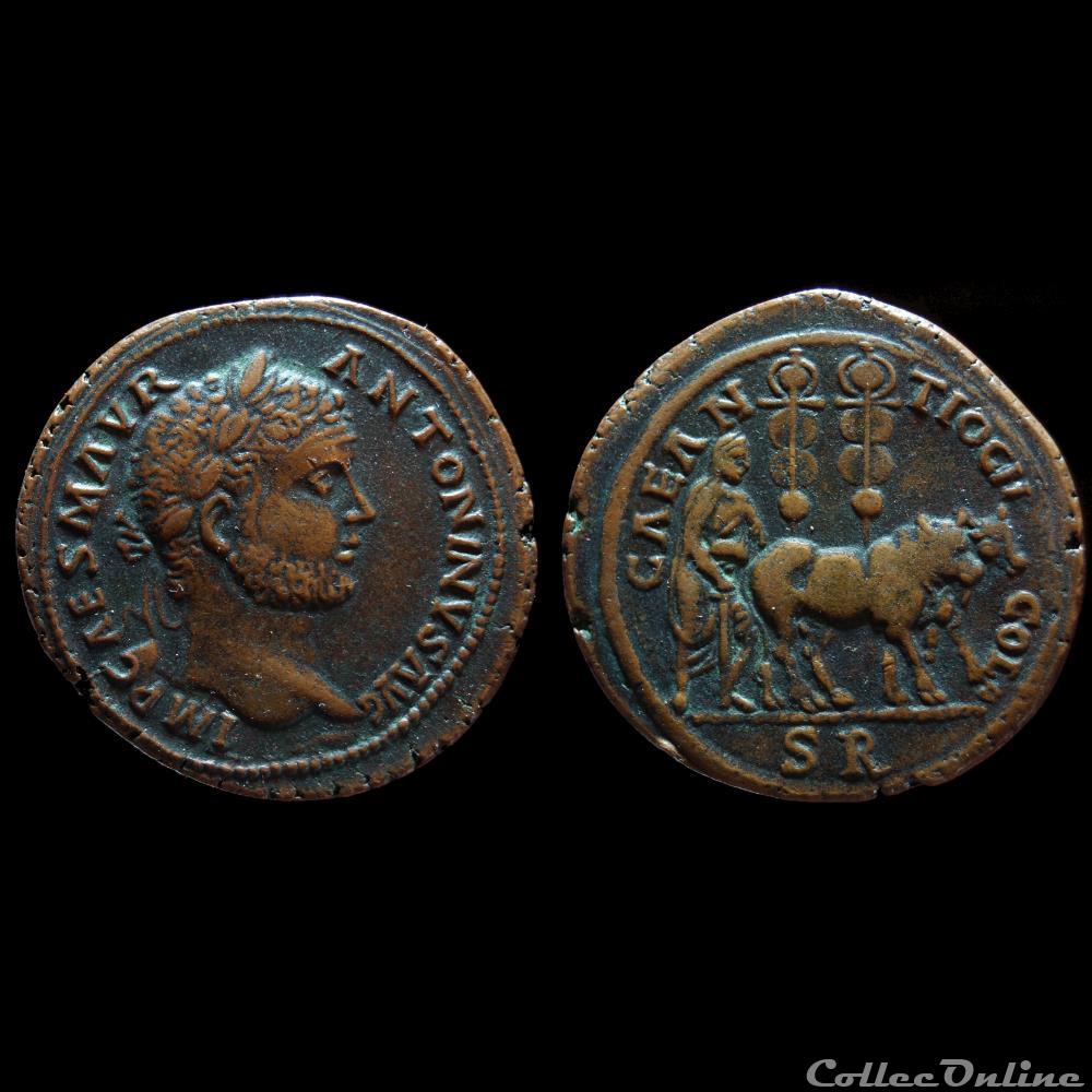 CARACALLA Grand bronze (Faux moderne) monnaie antique romaine provinciale caracalla grand bronze faux moderne