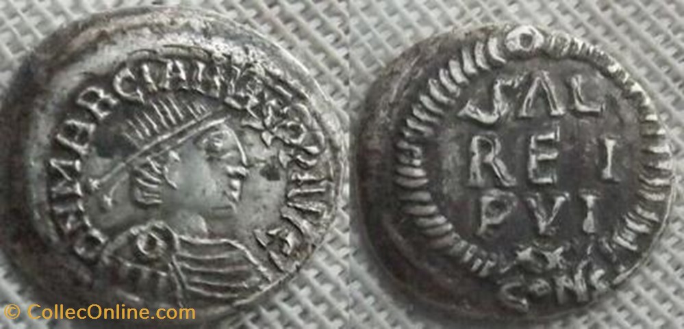 Silique Marcien FAUX MODERNE coin ancient b to roman republicain imperial silique marcien faux moderne