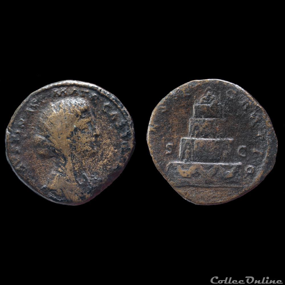 monnaie antique romaine faustine jeune sesterce