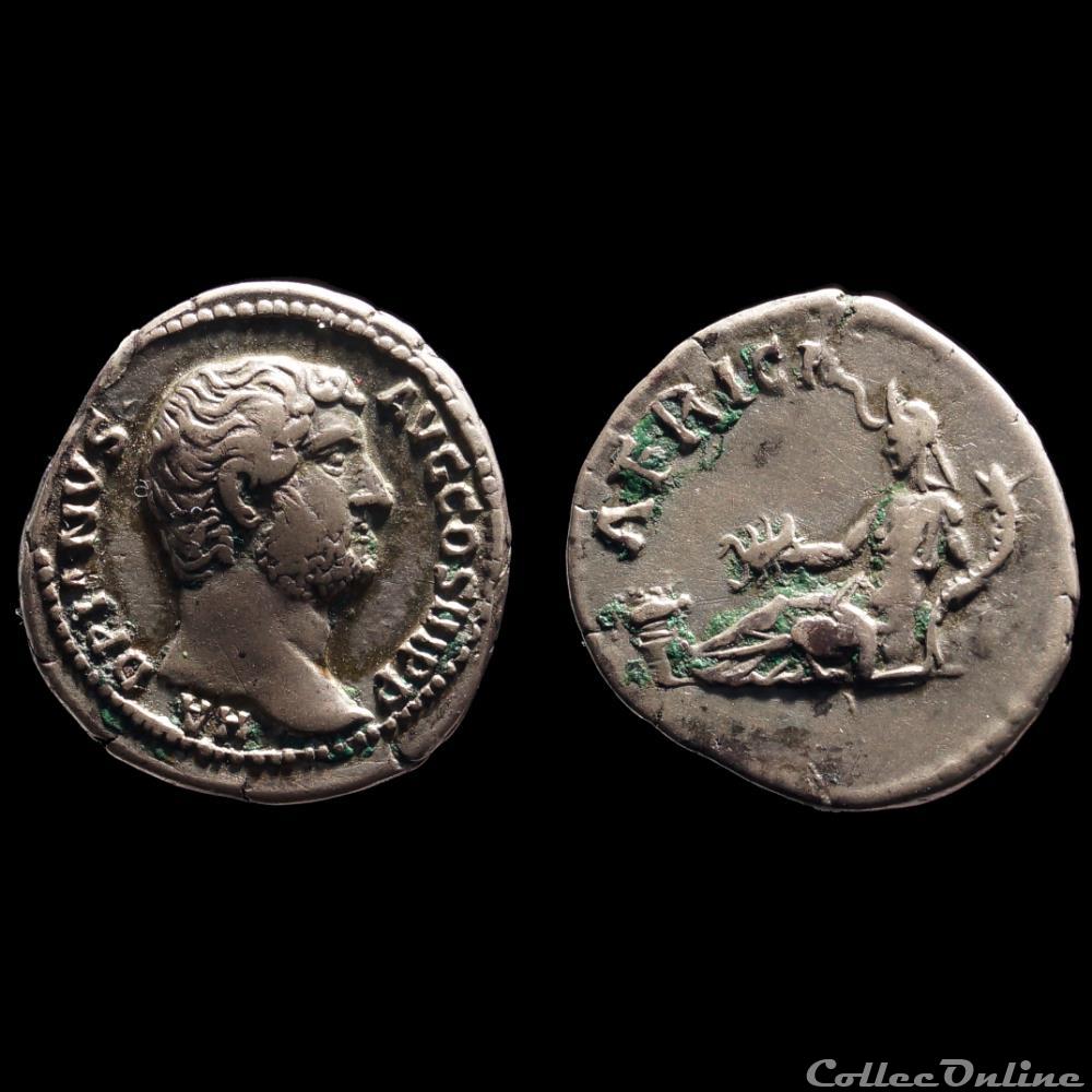 monnaie antique romaine hadrien denier