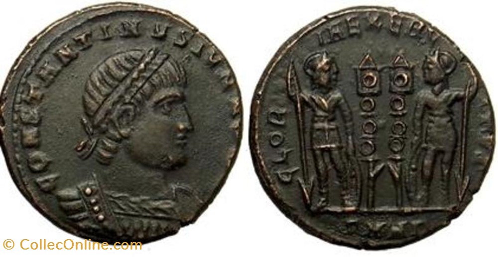 coin ancient b to roman republicain imperial ae3 constantin ii faux moderne