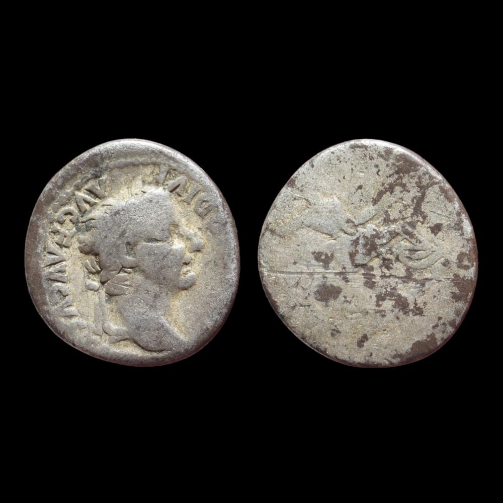 TIBÈRE Denier monnaie antique romaine tibere denier